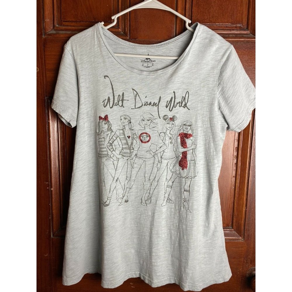 Walt Disney World Stylish Tourists Tee Sz L